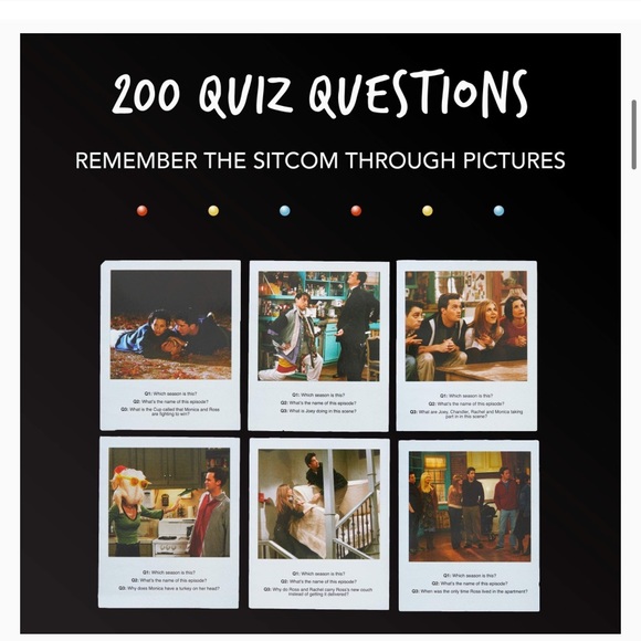 🆕 Friends TV Show Friends Picture Quiz Trivia card Game - Picture 6 of 6